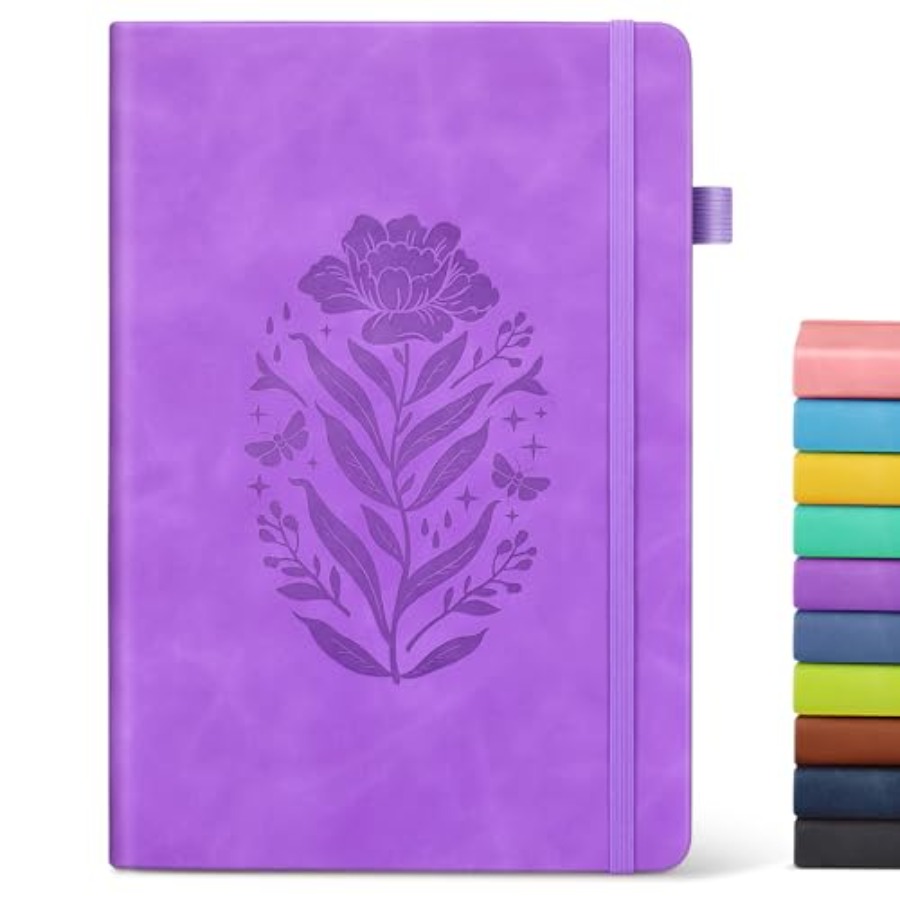 Journal Leather Hardcover - Lined Journal Notebook for Women, A5