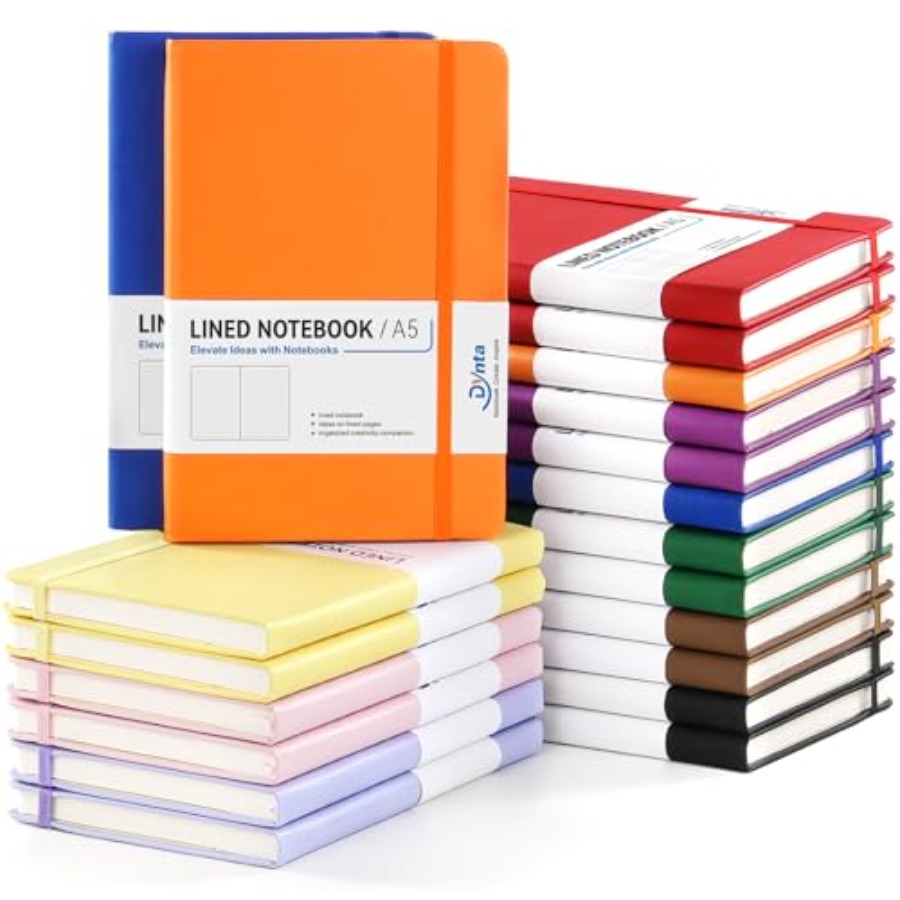 Journal Leather Hardcover - 20 Pack Hardcover Leather Journal Notebooks