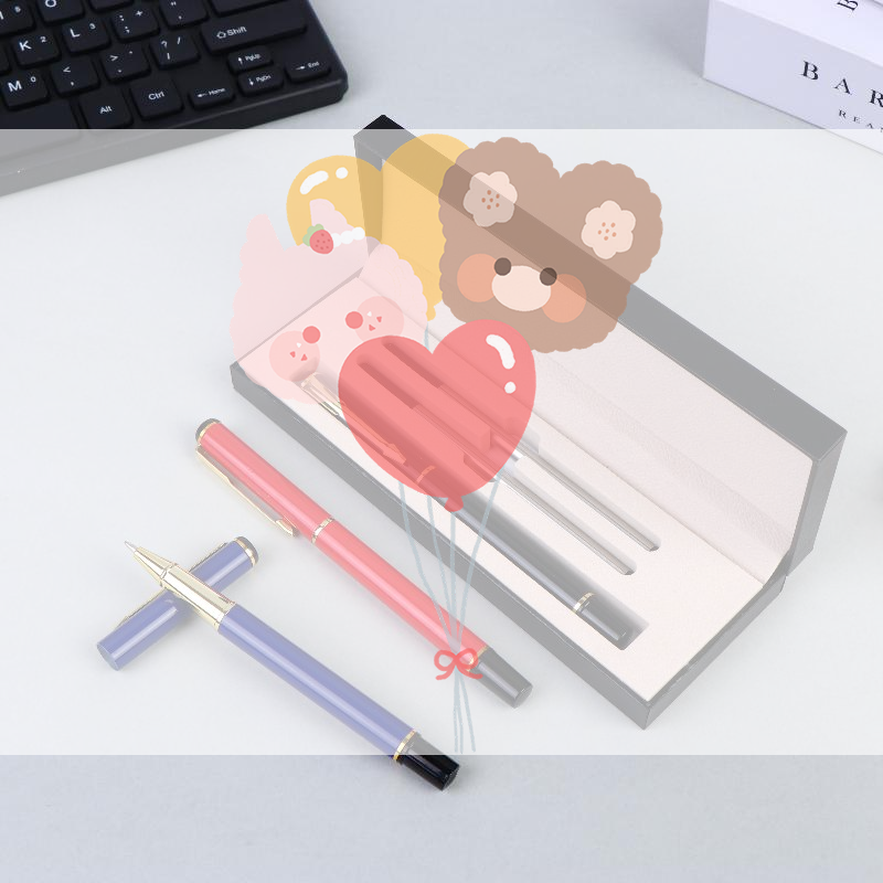 Stationery Supplies Business - Gift Box Packaging Luxury Metal Ballpoint