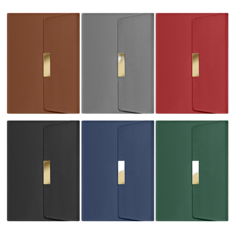 Journal Leather Hardcover - E65E PU Leather Notebook 128 Sheets