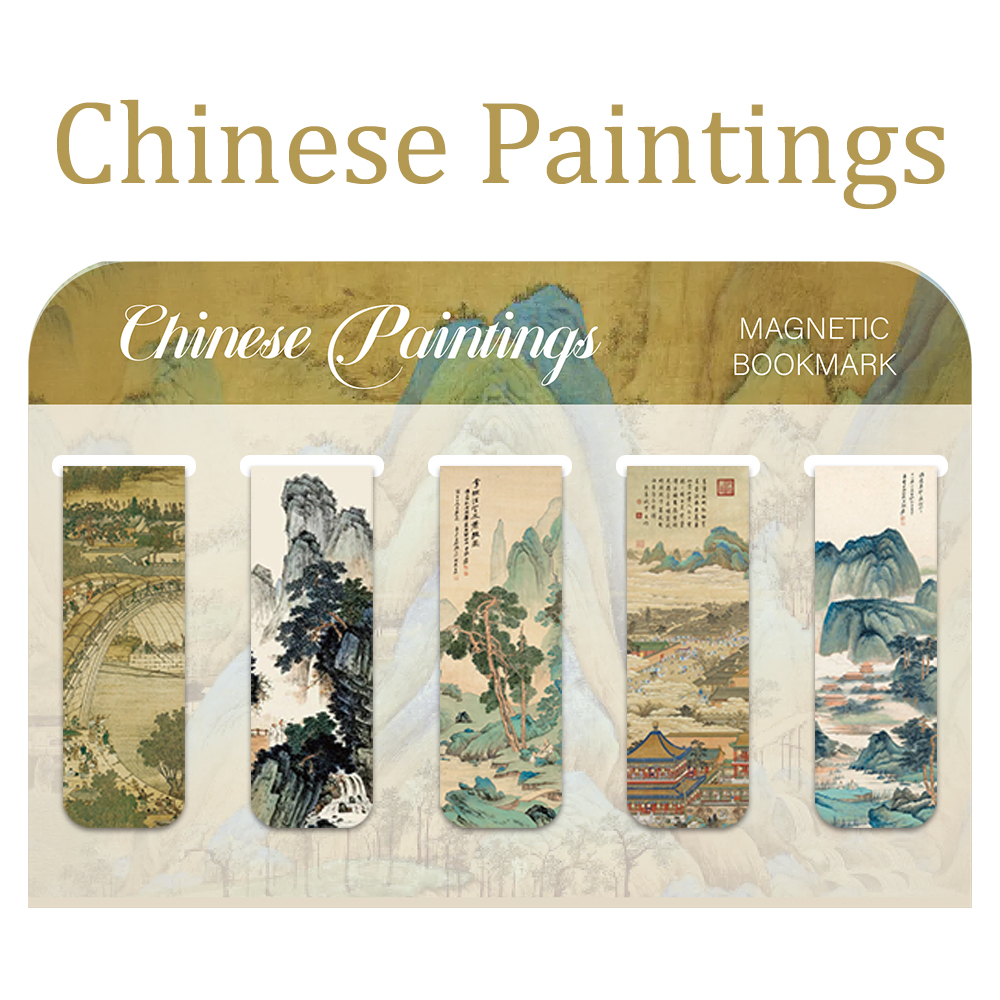 5PCS Chinese Ancient Style Mag - Bookmark Magnetic Clip บทวิจารณ์และราคา