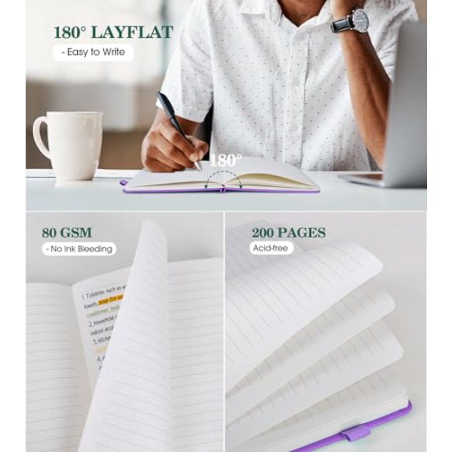 Lined Journal Notebook for Wom - Journal Leather Hardcover บทวิจารณ์และราคา