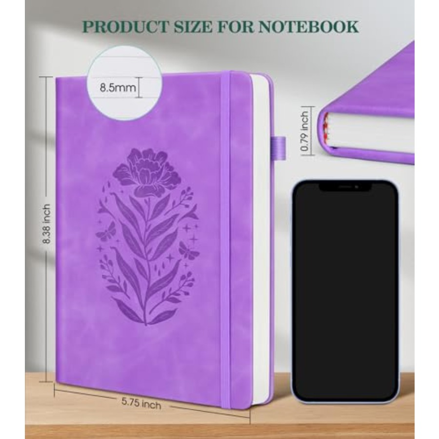 Lined Journal Notebook for Wom - Journal Leather Hardcover บทวิจารณ์และราคา