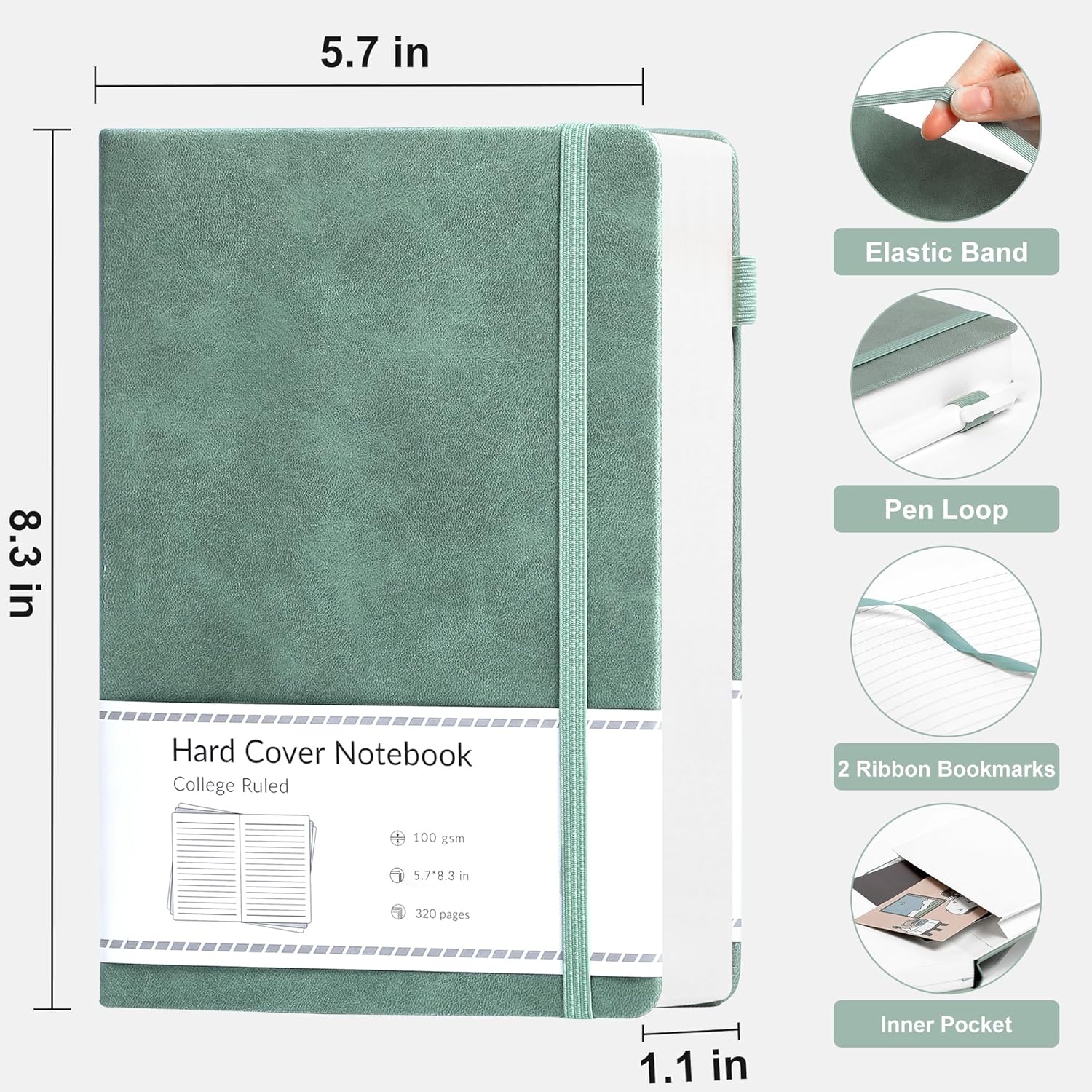 Lined Journal Notebook for Wom - Journal Leather Hardcover บทวิจารณ์และราคา