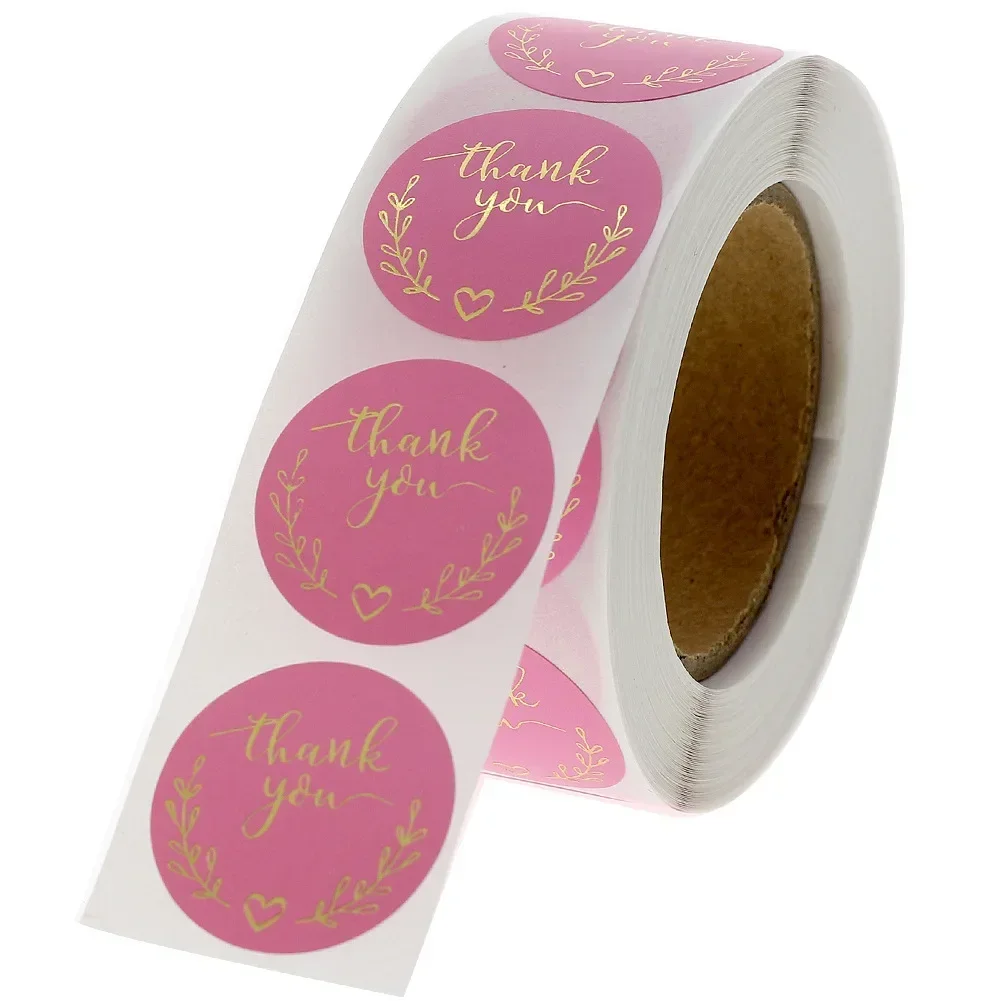 50-500pcs Thank You Sticker Pi - Stationery Supplies Business บทวิจารณ์และราคา