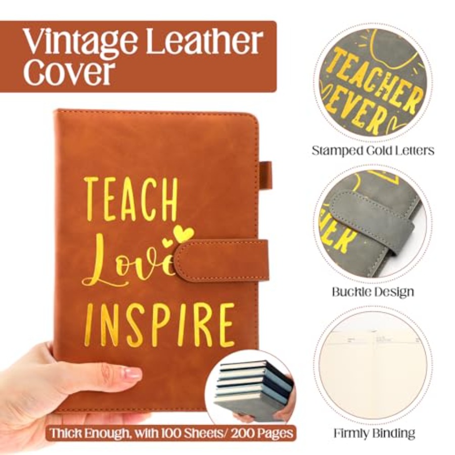 Pcs Teacher Appreciation Gifts - Journal Leather Hardcover บทวิจารณ์และราคา
