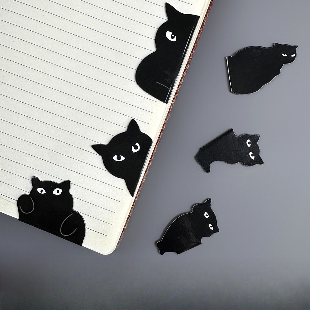 Cute Black Cat Magnetic Bookma - Bookmark Magnetic Clip บทวิจารณ์และราคา
