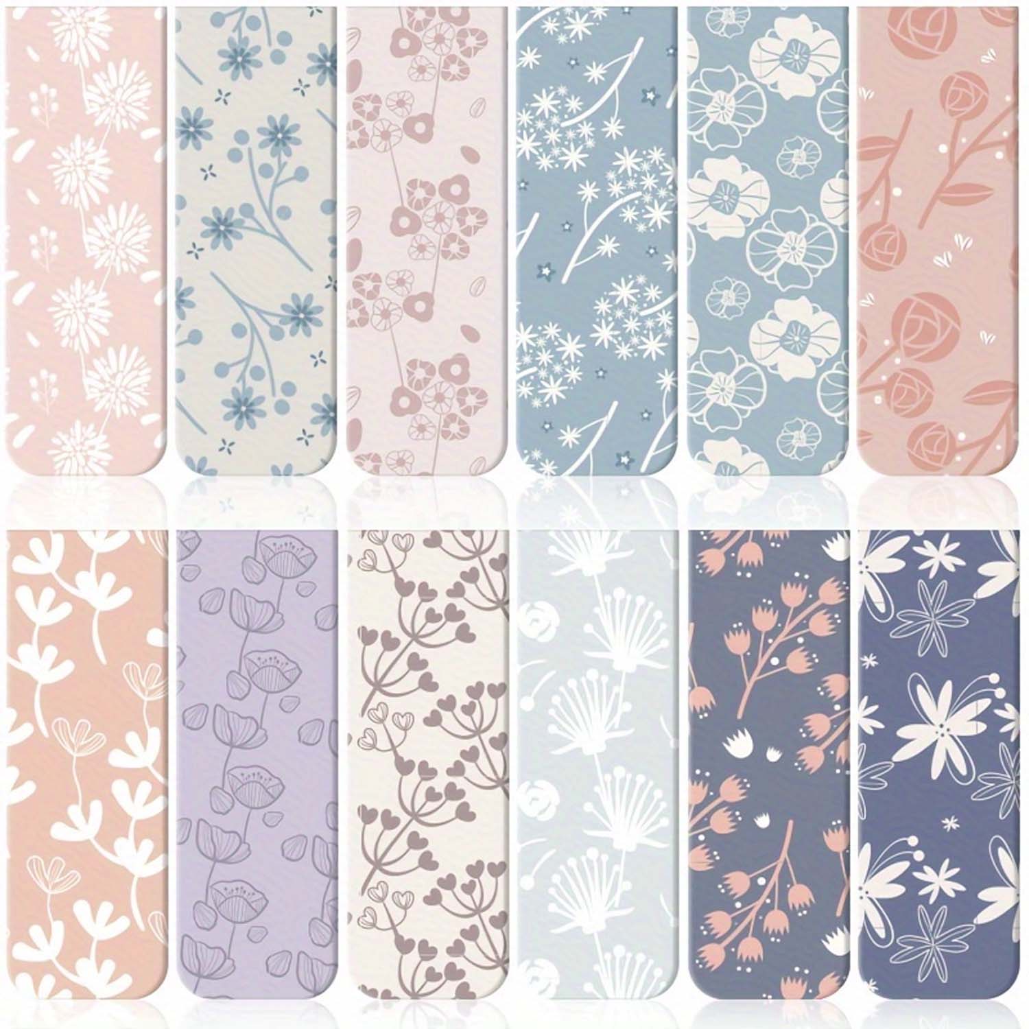12pcs Flower Magnetic Bookmark - Bookmark Magnetic Clip บทวิจารณ์และราคา