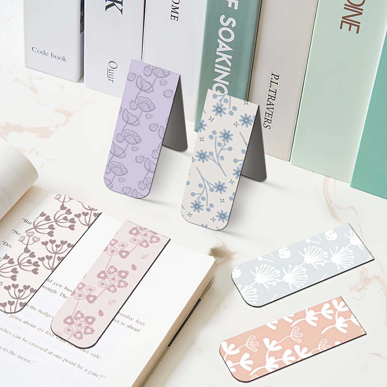 12pcs Flower Magnetic Bookmark - Bookmark Magnetic Clip บทวิจารณ์และราคา