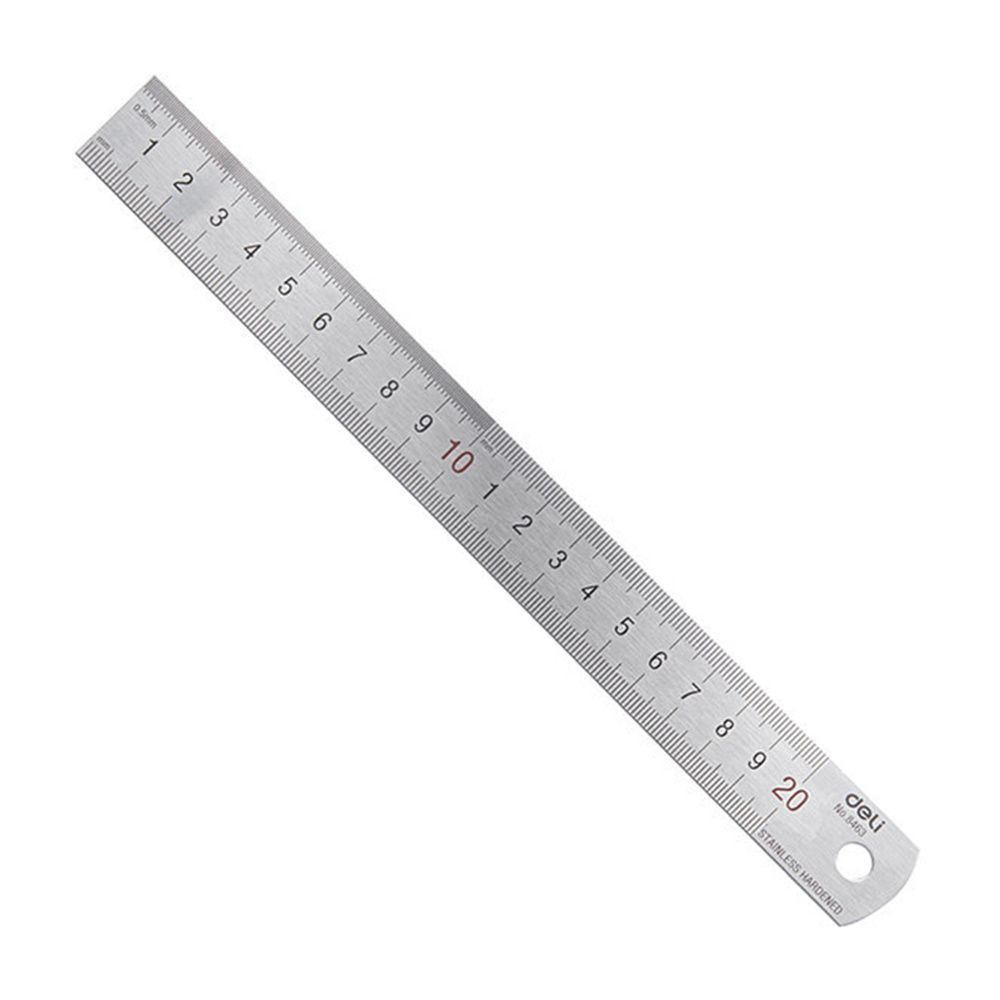 Deli 20cm Stainless Steel Meta - Stationery And Office Supply Stores บทวิจารณ์และราคา