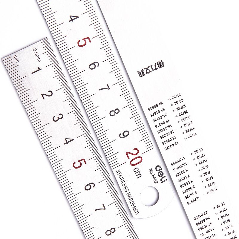 Deli 20cm Stainless Steel Meta - Stationery And Office Supply Stores บทวิจารณ์และราคา