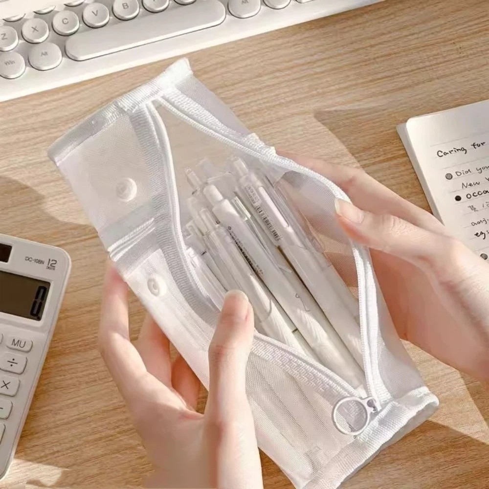 Minimalist Transparent Pencil  - Pencil Case Large บทวิจารณ์และราคา