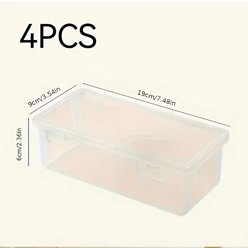 4 large transparent PP storage - Stationery And Office Supply Stores บทวิจารณ์และราคา