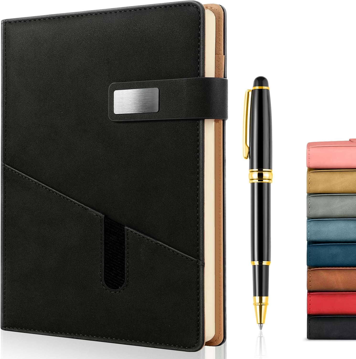 A5 Lined Leather Journal with  - Journal Leather Hardcover บทวิจารณ์และราคา