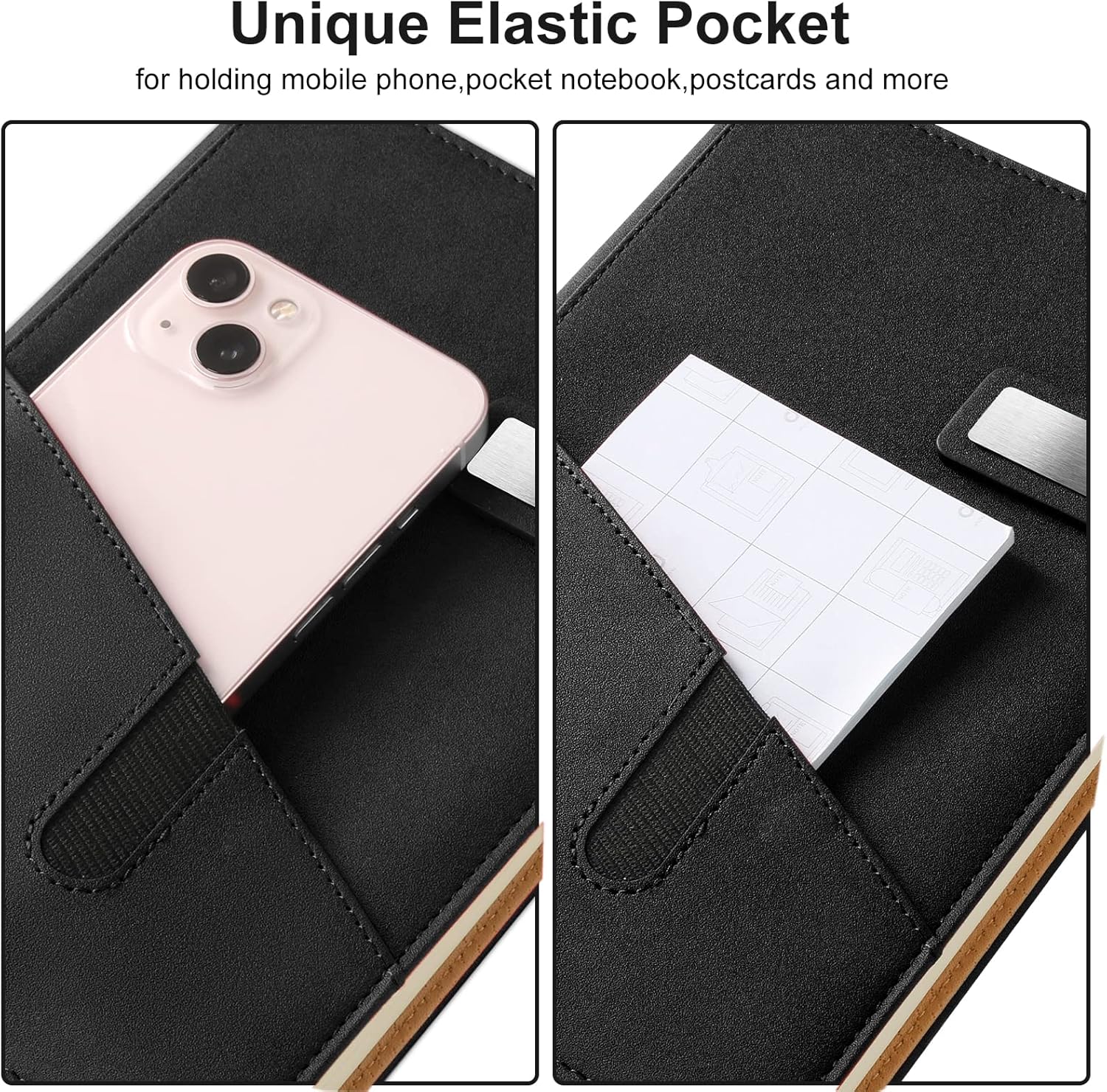 A5 Lined Leather Journal with  - Journal Leather Hardcover บทวิจารณ์และราคา