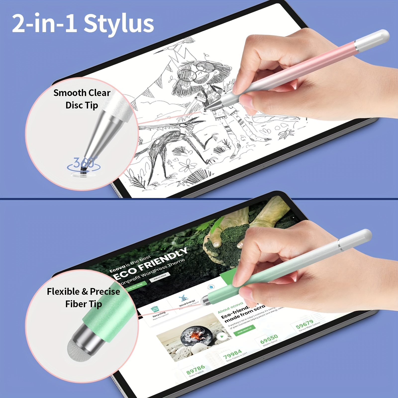 2 in 1 Universal Stylus Pen fo - Sticky Note Cube บทวิจารณ์และราคา