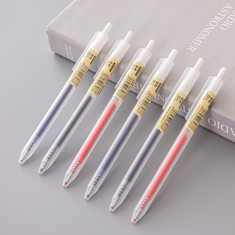 6/10Pcs 0.5mm Retractable Gel  - Stationery Supplies Business บทวิจารณ์และราคา