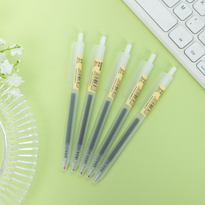 6/10Pcs 0.5mm Retractable Gel  - Stationery Supplies Business บทวิจารณ์และราคา