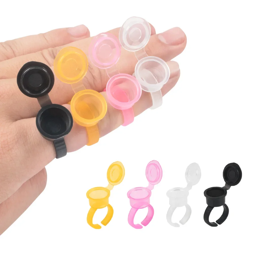 50PCS Tattoo Pigment Ink Ring  - Calligraphy Ink Bottle บทวิจารณ์และราคา