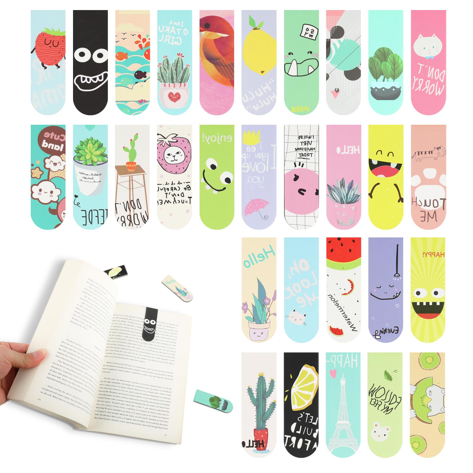 18pcs/30pcs Magnetic Bookmarks - Bookmark Magnetic Clip บทวิจารณ์และราคา