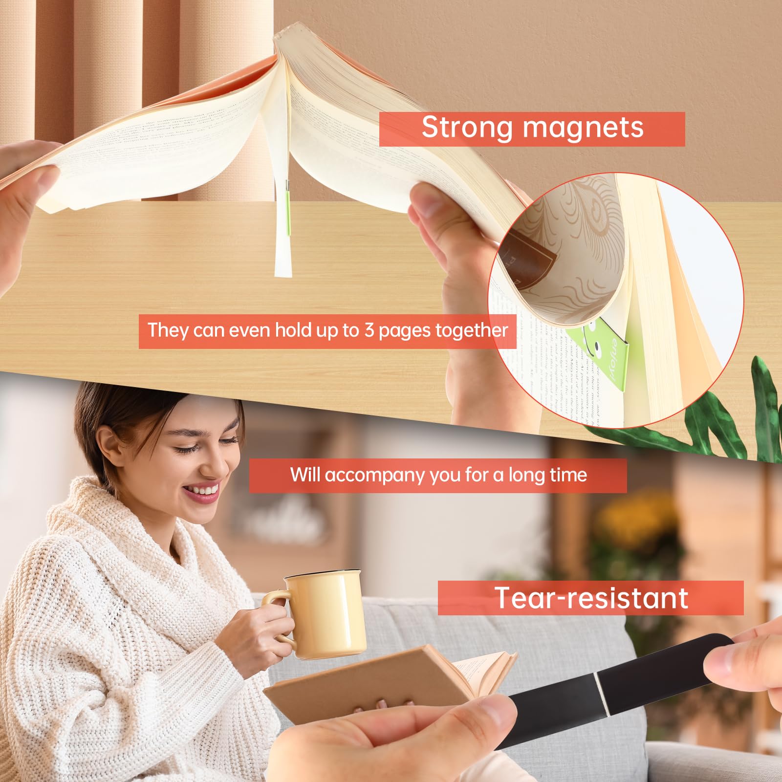 18pcs/30pcs Magnetic Bookmarks - Bookmark Magnetic Clip บทวิจารณ์และราคา