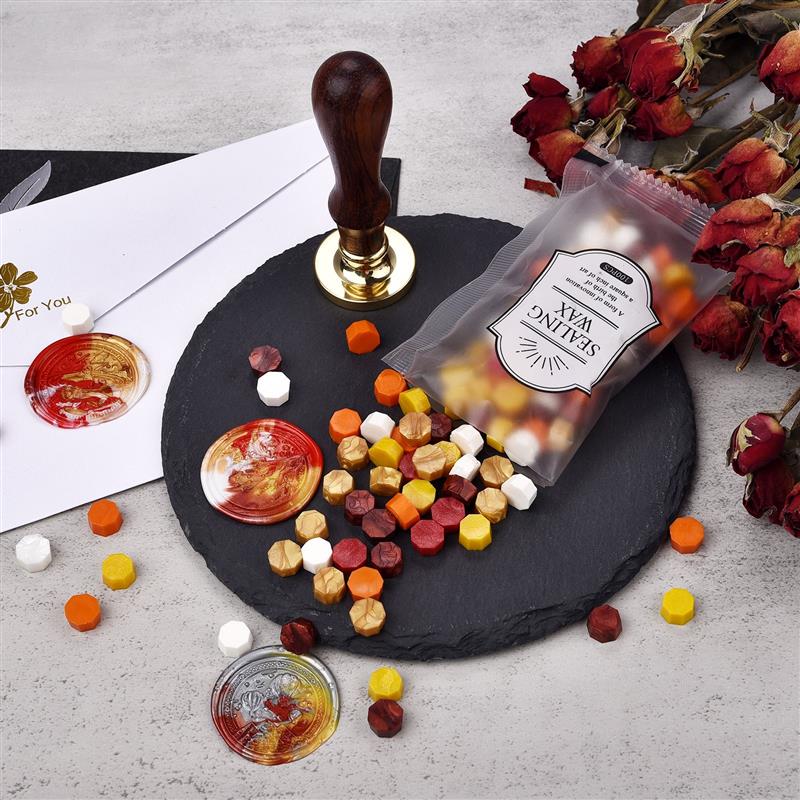 100Pcs Retro Sealing Wax Color - Wax Seal Stamp Kit บทวิจารณ์และราคา