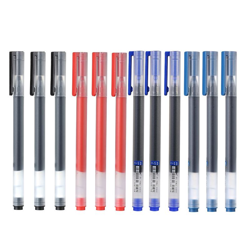 12/6Pc/Lot Gel Pen 0.5MM Ink S - Stationery Supplies Business บทวิจารณ์และราคา