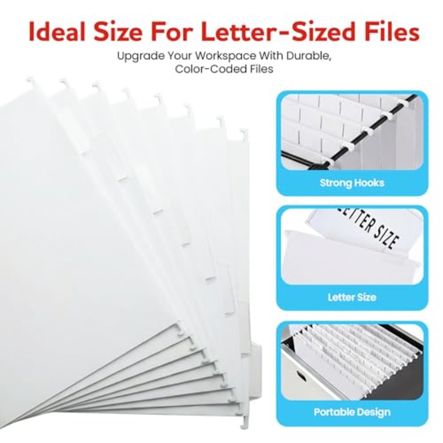 Hanging File Folders 8 Pack, L - File Folder Hanging บทวิจารณ์และราคา
