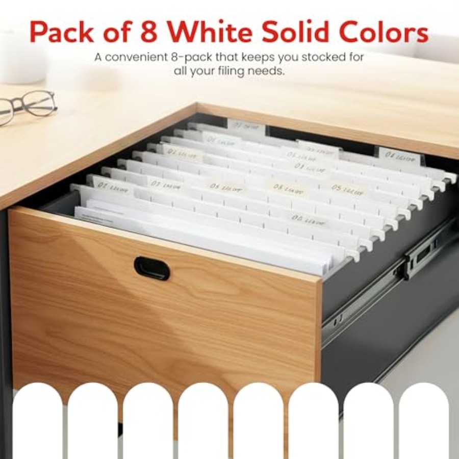 Hanging File Folders 8 Pack, L - File Folder Hanging บทวิจารณ์และราคา