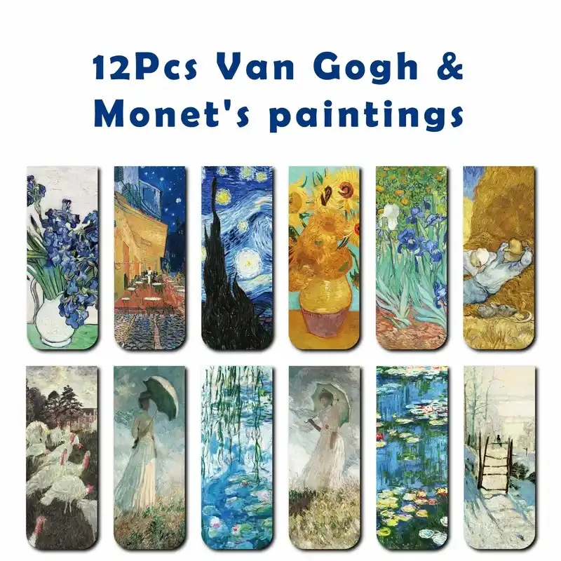 12pcs Artistic Magnetic Bookma - Bookmark Magnetic Clip บทวิจารณ์และราคา