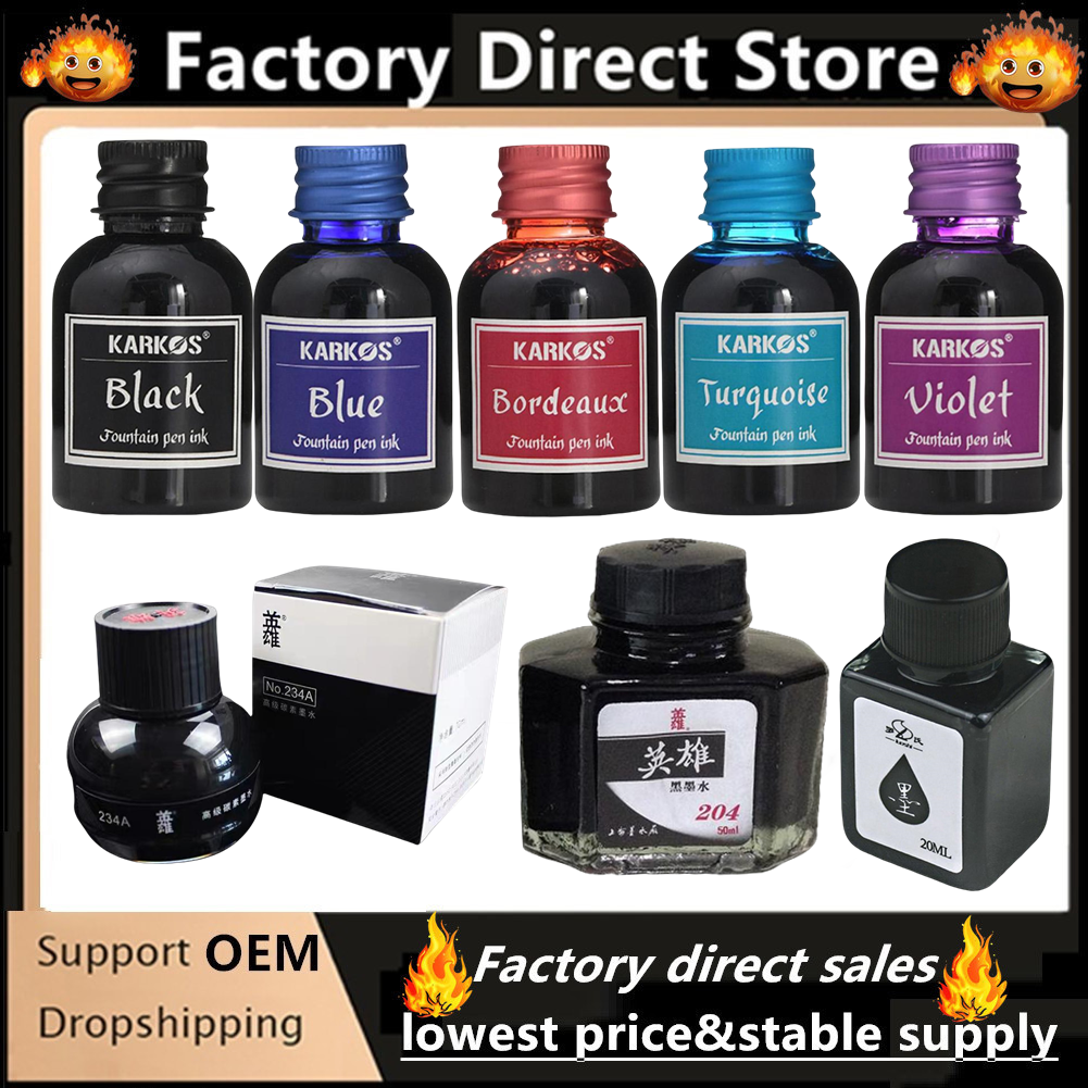 1 Bottle YingXiong Black Color - Calligraphy Ink Bottle บทวิจารณ์และราคา