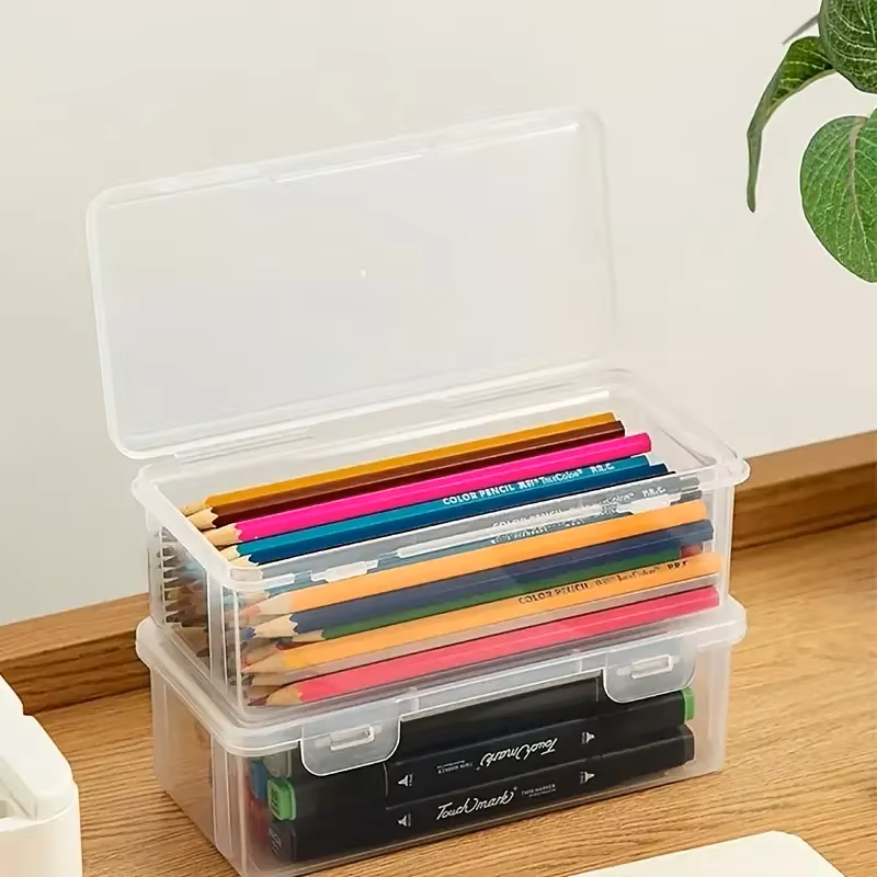 4 large transparent PP storage - Stationery And Office Supply Stores บทวิจารณ์และราคา