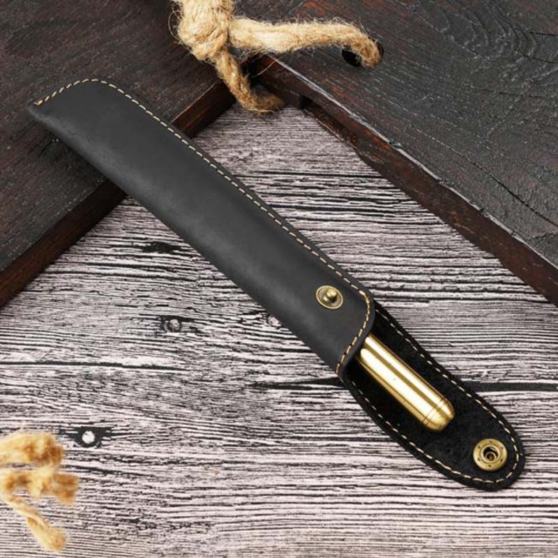 1pc Pen Bag Leather Packaging  - Stationery Supplies Business บทวิจารณ์และราคา