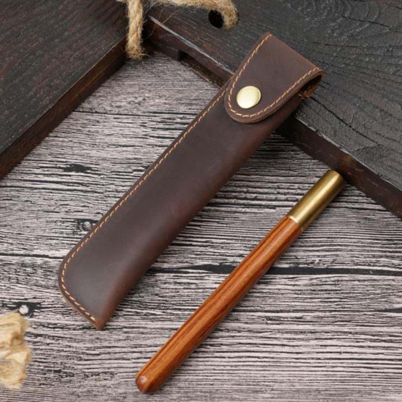 1pc Pen Bag Leather Packaging  - Stationery Supplies Business บทวิจารณ์และราคา