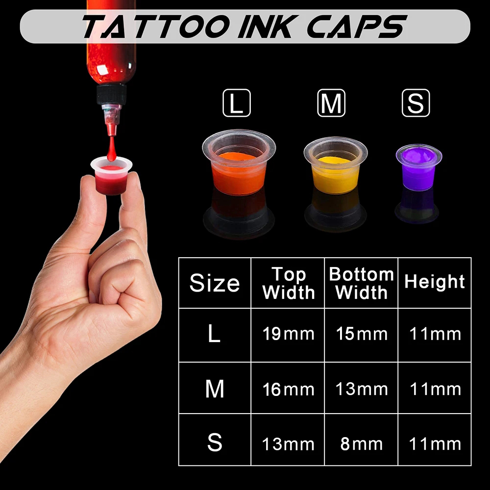 300/100pcs Disposable Tattoo I - Calligraphy Ink Bottle บทวิจารณ์และราคา