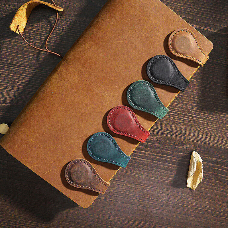 Magnetic Leather Bookmark Doub - Bookmark Magnetic Clip บทวิจารณ์และราคา