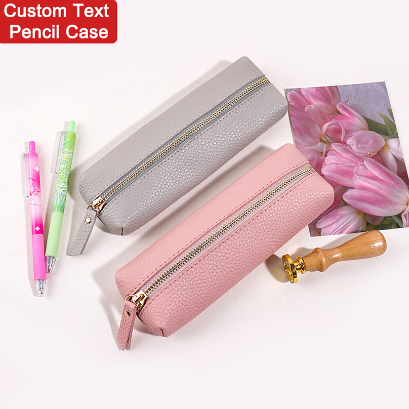 Large Capacity Custom Text Pen - Pencil Case Large บทวิจารณ์และราคา