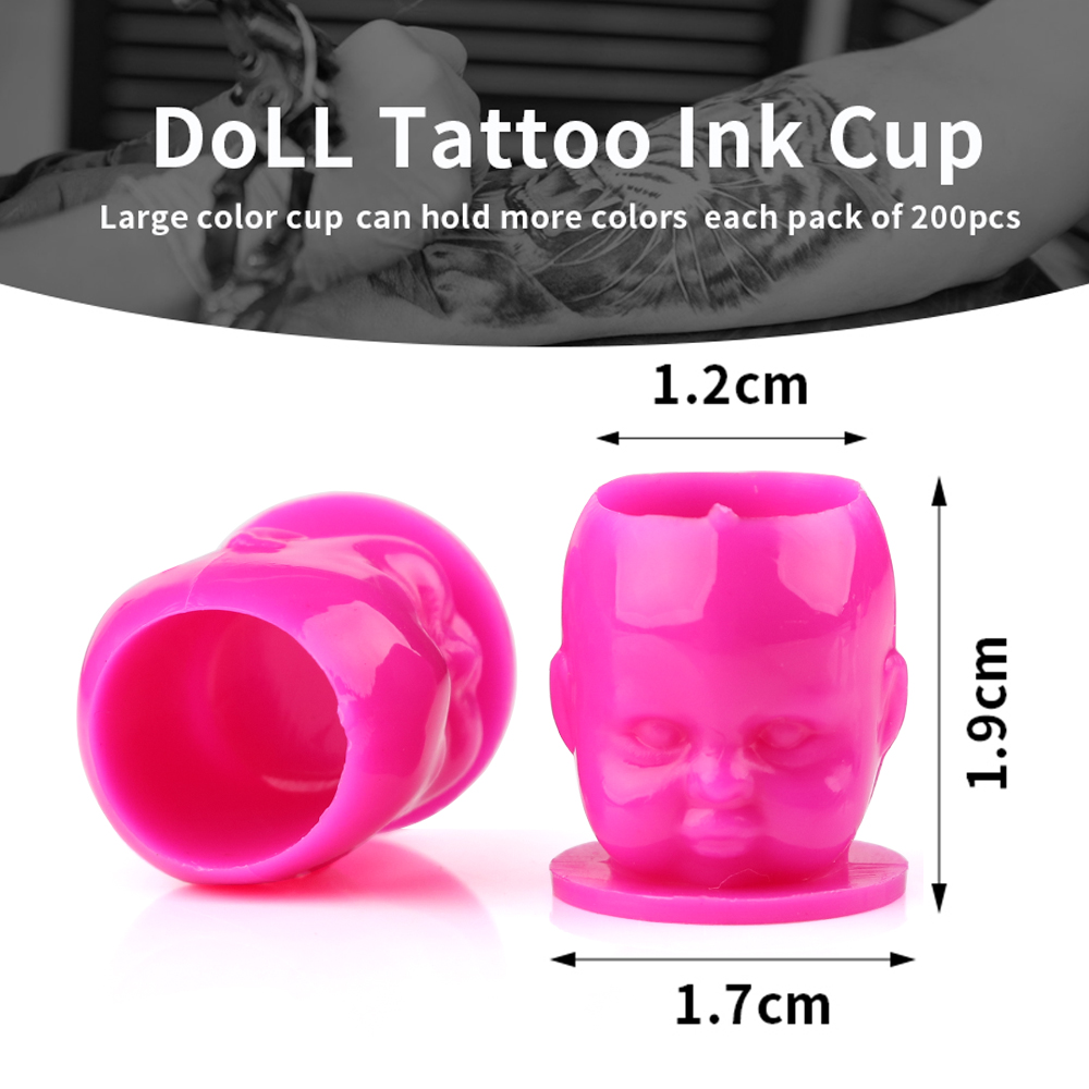 50pcs Plastic Disposable Tatto - Calligraphy Ink Bottle บทวิจารณ์และราคา