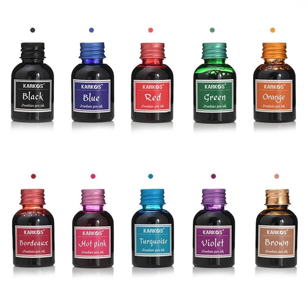 Fountain Pen Ink Bottle 30 ml  - Calligraphy Ink Bottle บทวิจารณ์และราคา