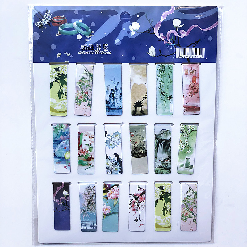 18 Pcs/Set Cat Tower Magnet Ma - Bookmark Magnetic Clip บทวิจารณ์และราคา