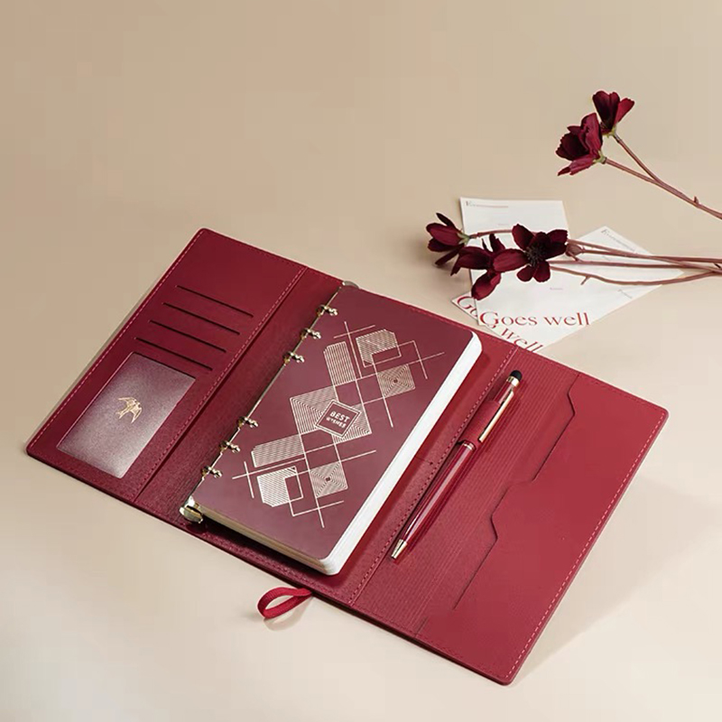 A6 Hardcover Loose-leaf Journa - Journal Leather Hardcover บทวิจารณ์และราคา