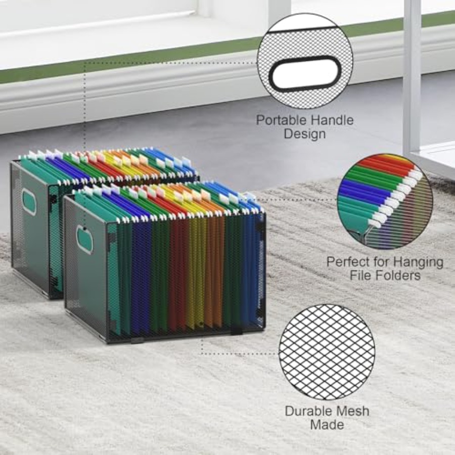 Hanging File Organizer Mesh Fi - File Folder Hanging บทวิจารณ์และราคา
