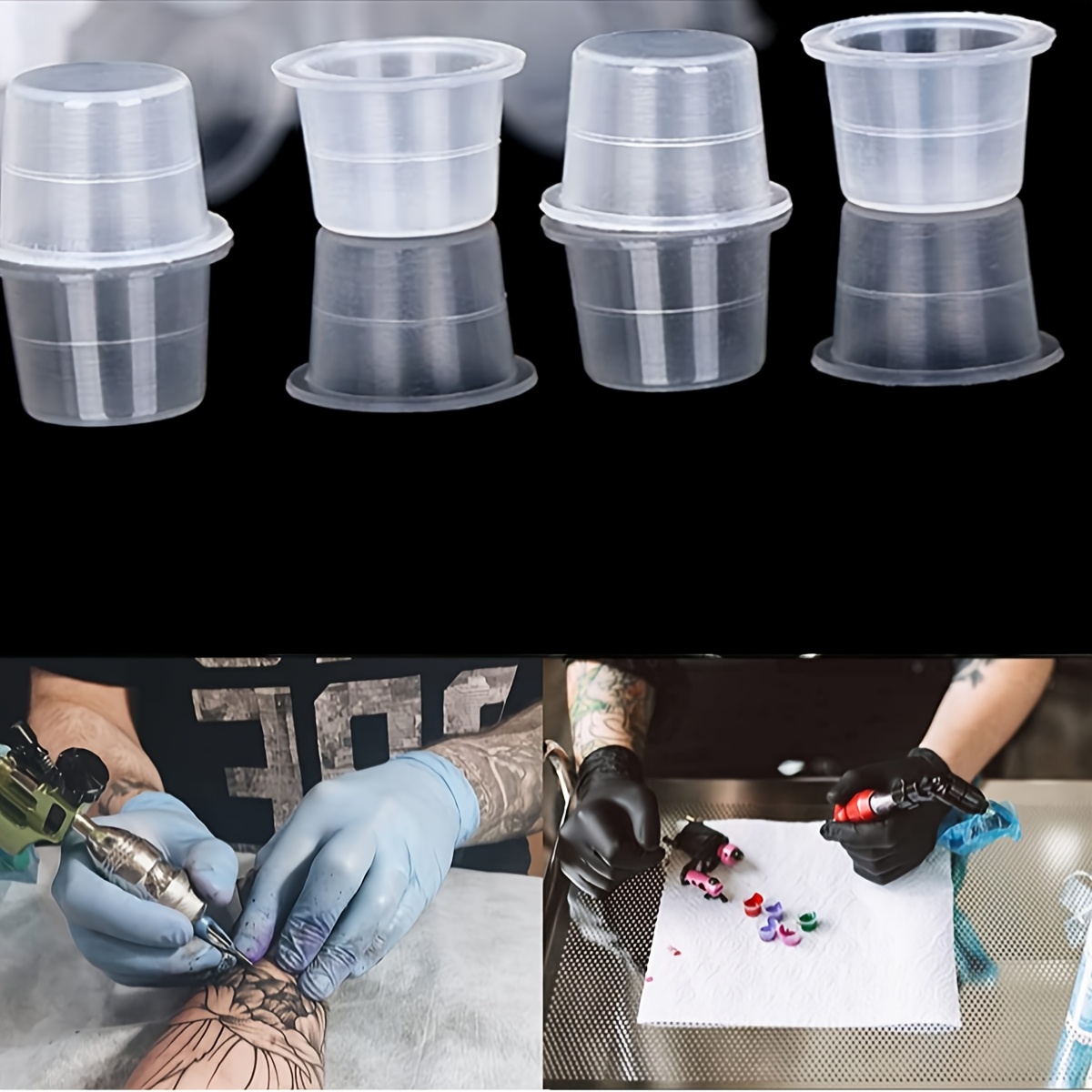 100/1000pcs Tattoo Large Mediu - Calligraphy Ink Bottle บทวิจารณ์และราคา