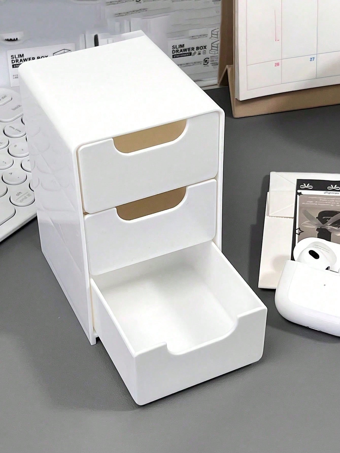 1pc Mini 3-Tier ABS Plastic De - Stationery And Office Supply Stores บทวิจารณ์และราคา